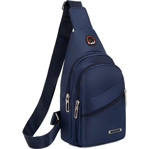 Mens Chest Bag Shoulder Messenger Bag Leisure Sports Chest Bag Business Take-out Cycling Bag Mens Crossbody Bag Shoulder Bag