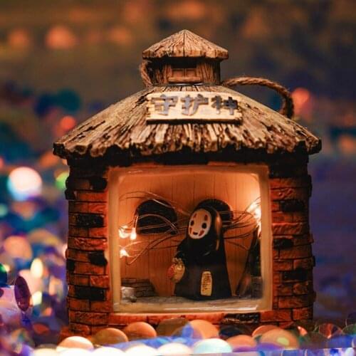 New 17CM Large No Face Man Small Night Lamp Ornaments Figure Doll Girls Adult Toys Car Decoration Kids Student Birthday Gift