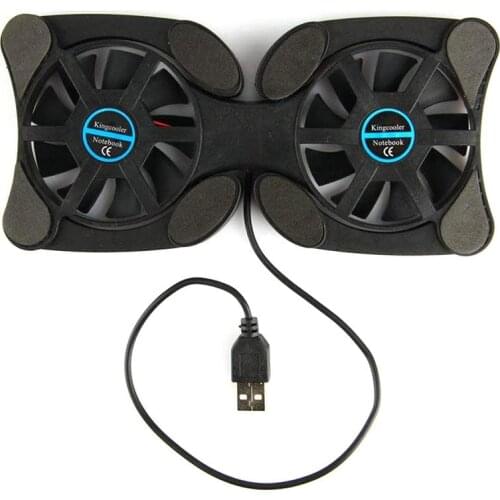 USB Laptop Cooling Pads With Double Fans Mini Octopus Notebook Cooler Cooling Pad For 7-15 Inch Notebook Laptop R20