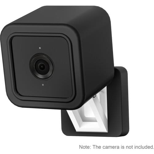 Silicone Skin Camera Case for Wyze Cam V3,Indoor Outdoor Dust-Proof Protective Cover Case for Wyze Cam V3 Accessories,Black