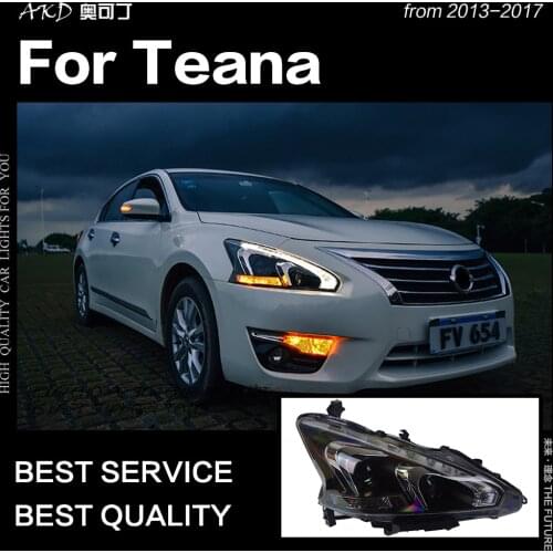Car Styling Head Lamp for Teana Headlights 2013-2017 Altima LED Headlight DRL Hid Bi Xenon High Low Beam Automoive Accessories