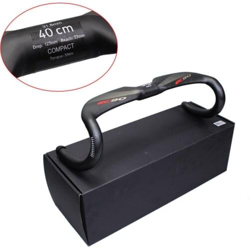 Super Light Weight Japan T800 Material Full Carbon Handlebar 31.8mm with bar end 400mm/420mm/440mm For Cycling Bicycle Road Bike