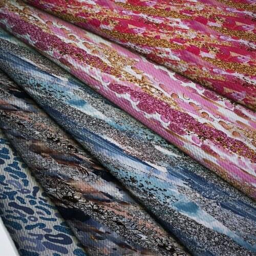 Bullet Texture Liverpool Fabric 50cm*140cm Cartoon Printed For Dress Stretch Fabric by Yard Knit Fabric For Hair Band L15159