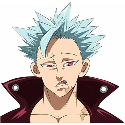 High Quality Seven Deadly Sins Car Stickers Refrigerator Decal Waterproof Bumper Occlusion Scratch KK Vinyl Decor