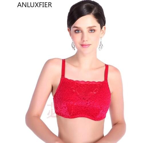 X9065 Women Bra for Silicone Inserts Post Mastectomy Underwear Pocket Bra Breast Cancer Female Lingerie Lace Bra with Pocket