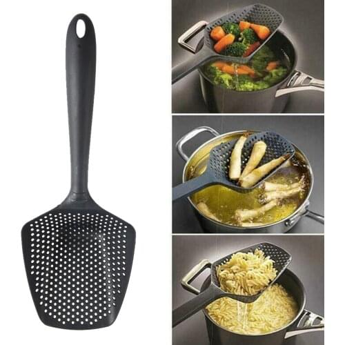 1pc Kitchen Soup Spoon Ladle Skimmer Strainer Fry Food Mesh Portable Filter Home Kitchen Tool