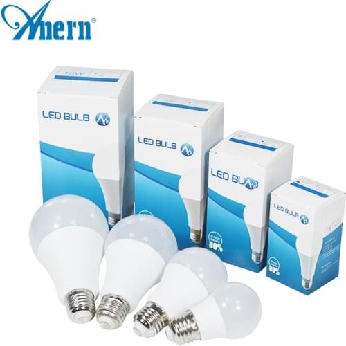 100pcs/lot E27 220V LED Lamp Cool White SMD2835 Bulbs Bedroom Living Room Lighting Light 3W/5W/7W/9W/12W/15W/18W Led Bulb