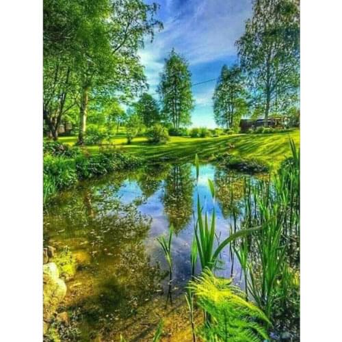 DIY 5D Diamond Painting Natural Landscape Cross Stitch Full Square Drill Diamond Embroidery Patterns rhinestones Diamond Mosaic