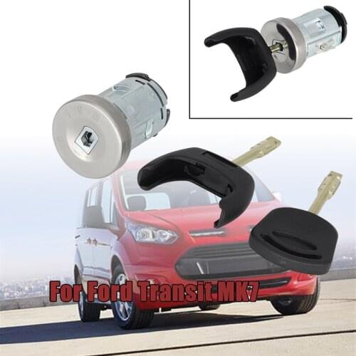 Car Ignition Switch & Barrel Cyclinder Lock Cylinder + 2 Keys For Ford Tansit MK7 2006-2014 2S61-A3697-AA