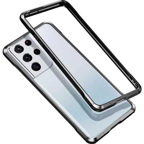 Bumper Case For Samsung Galaxy S21 Ultra Aluminum metal Frame Slim Cover phone case for Samsung Galaxy S21 Plus Metal Bumper