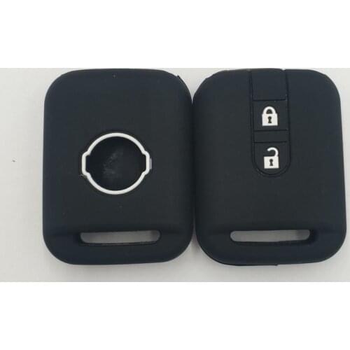 1PC Key Cover For Nissan 2017 2018 Qashqai Skyline Juke Alissa x-Trail Remote Control Silicone Key Cover Case For Keychain Alarm