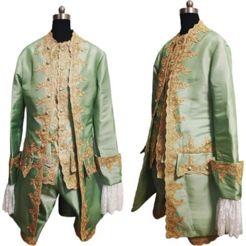 History! customer-made Renaissance Vintage Male Costumes Victorian suits D-736