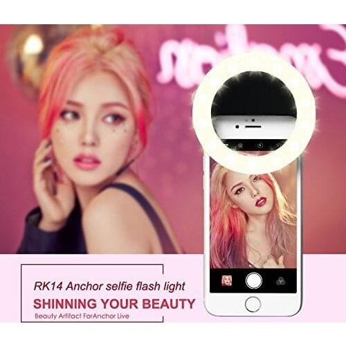 Third Generation Upgrade Ring Light for Camera [Rechargable Battery]Selfie LED