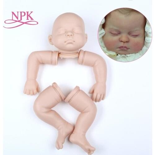 NPK 20inch reborn Charlotte doll kit soft vinyl real touch fresh colot doll parts