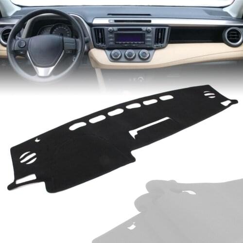 Car Dash Mat Dashboard Cover Dashmat For Toyota RAV4 RAV 4 2013 2014 2015 2016 2017 2018 LHD
