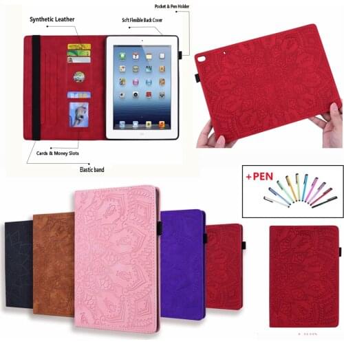 3D Embossed Leather Case For Xiaomi Mi Pad 4 Plus 10.1 inch Coque Case For Xiaomi Mipad mi pad 4 8.0" Tablet Cover