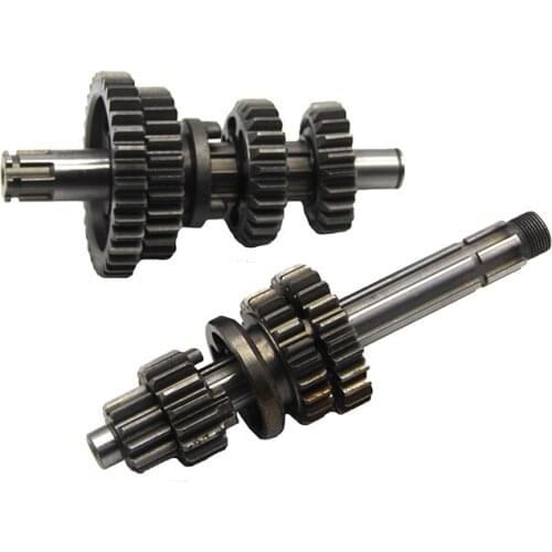 LF 140 Engine Transmission Gear Box Main Counter Shaft kit For Lifan 140cc 1P55FMJ Horizontal Kick Starter Engine Dirt Pit Bikes