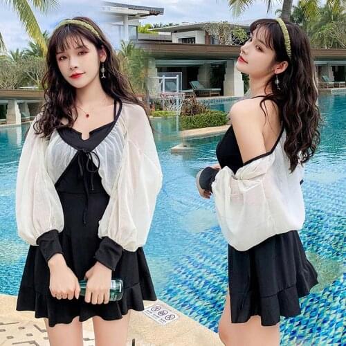 2021 New Korean Women Swimwear Sexy Strappy Bikini Swimwear One Piece Swimsuit Women Whole Woman Bikini Push Up Biquini