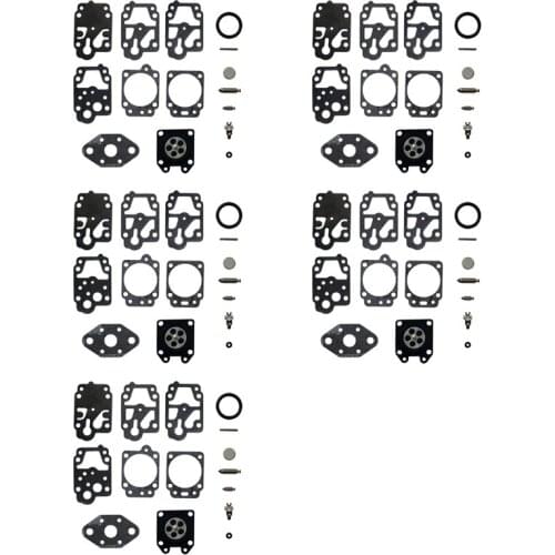 5 Set Carburetor Repair Rebuild Kit for Walbro K20-WYL WYL-240-1 WYL-242-1 WYL Ryobi Stihl Echo BE01 LE230