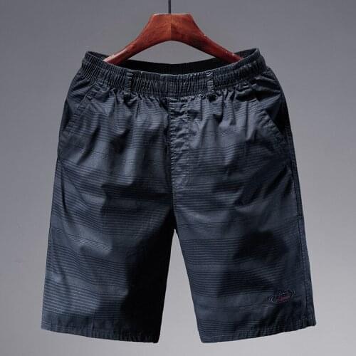 Five-point pants mens loose casual thin straight pants summer outdoor sports pants washed cotton beach pants