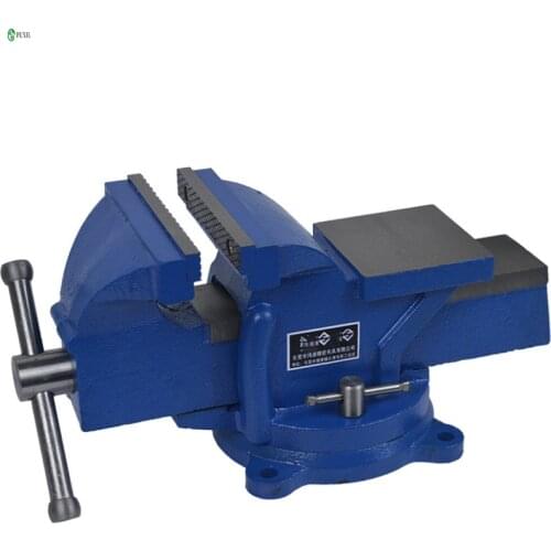 Heavy-duty household vise 6 inch 360 degree rotating small vise workbench