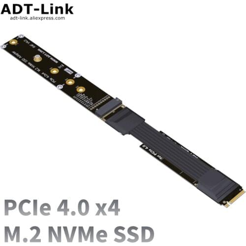 R44SF/R24SF M.2 for NVMe SSD Extension Cable Solid State Drive Riser Card Support M2 To PCI Express 4.0 X4 PCIE 64G/bps