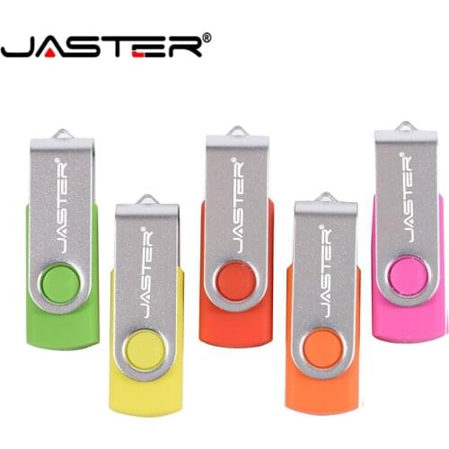 JASTER Swivel USB 2.0 4GB 8GB 16GB 32GB 64GB USB Flash Drive/Disk with Customized Logo Printing for Promotional Company Gifts