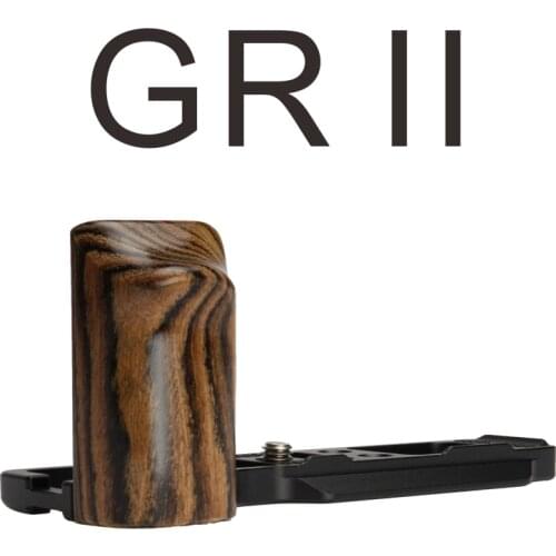 WEPOTO Ricoh GR GRII Hand Grip Quick Release Plate L Bracket QR Plate Compatible with Ricoh GR GRII Camera -Aluminium Bocote