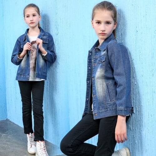 XZKAMI Denim Jackets For Girls