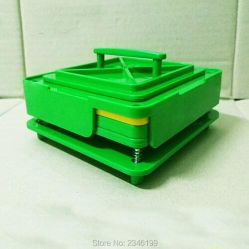 1set/piece 100Holes Size 0# Capsule Shells Filling Mold, Empty Capsule Powder Filling Machine, Green DIY Capsule Filler Maker