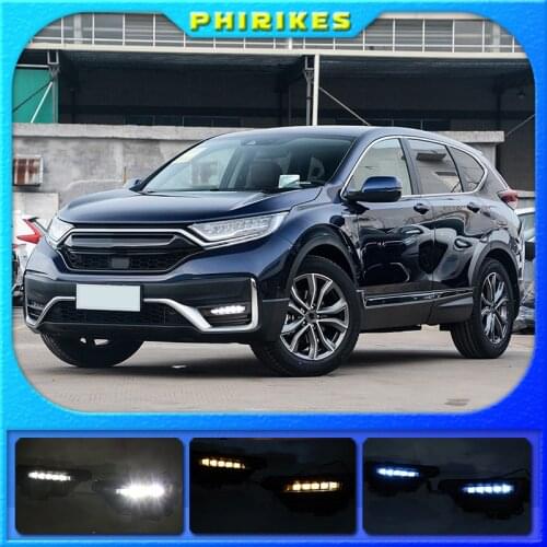 1Pair DRL LED Daytime Running Light Bumper signal light Fog Lamp For Honda Cr-V Crv 2020 2021
