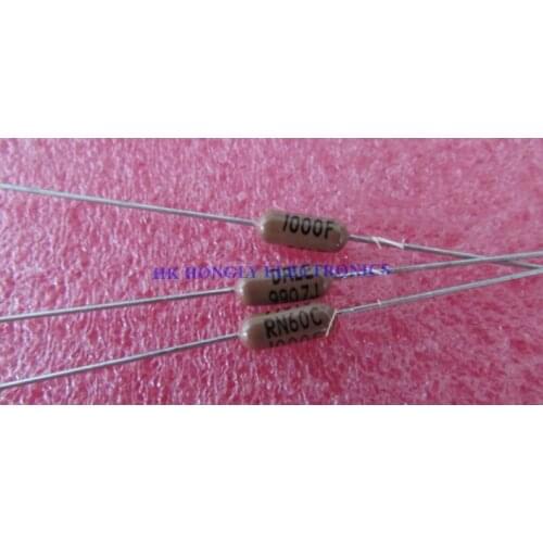 100PCS 100 ohm 1% 1/2W RN60C1000F 100R 1000F Resistor