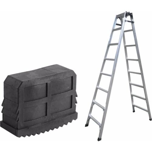 Durable 2pcs/ 1 Pair Black Rubber Feet Step Ladder Feet Foot Non Slip Replacement Cover Mat Cushion
