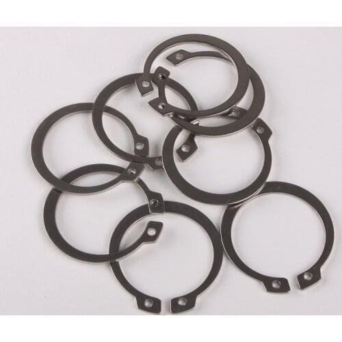 2PCS 304 Stainless Steel Shaft With A Ring / Outside The Card Card Spring / C-type Retaining Ring M75/80/85...120 GB894