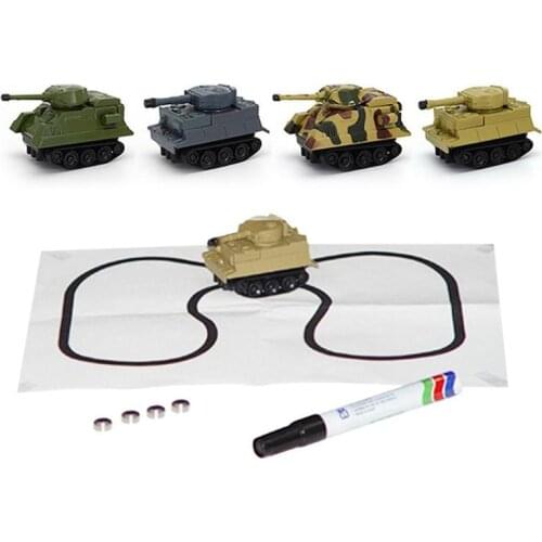 2020 Engineering Vehicles Truck Mini Magic Inductive Childrens Tank Toy Car Draw Lines Induction Rail Track Car Toy Vehicles