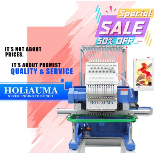 15 needles 1 head flat embroidery machine cording embroidery machine prices