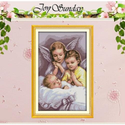 Angels prayer Patterns Counted Cross Stitch 11CT 14CT Cross Stitch Set Wholesale Cross-stitch Kit Embroidery Needlework