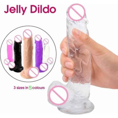 Penis Big Dildo For Woman Masturbation Suction Cup Artificial Penis Erotic Adult Lesbian Anal Vagina Sex Toys Realistic Dick