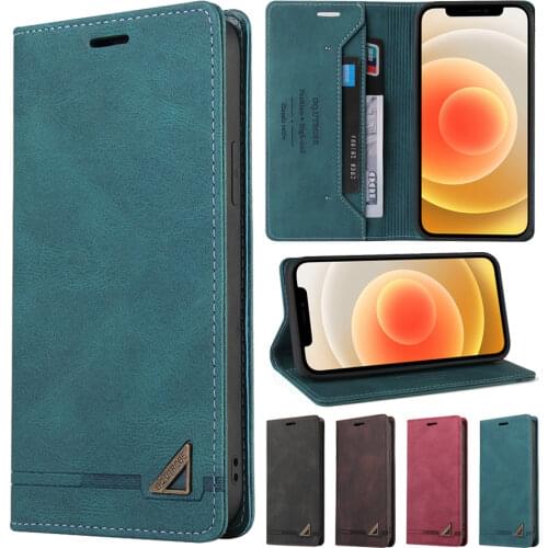 Wallet Skin Feel Anti-theft Brush Case For iPhone 13 Pro Max 13 Mini 12 Pro Max 11 Pro Max SE 2020 X XS XR XS Max 8/7/6/6S Plus