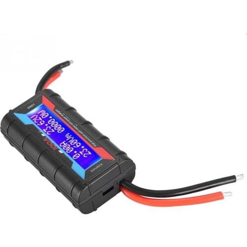 Digital Watt Meter Digital High Accuracy Watt Meter Power Analyzer RC Volt Amp Meter LCD Power Analyzer 60V/100A