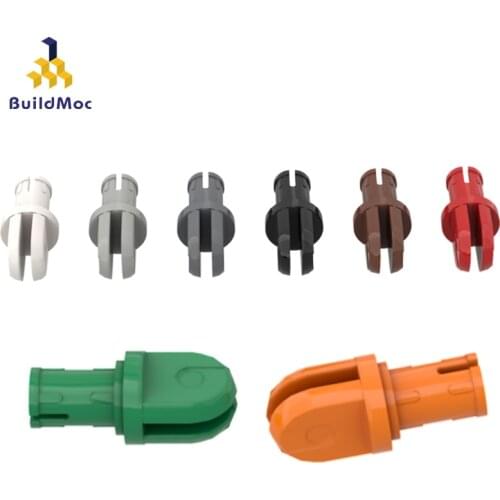 BuildMOC Assembles Particles 6048 One head with bolt joint 2 plug Building Blocks Parts DIY LOGO Educational gift Toys