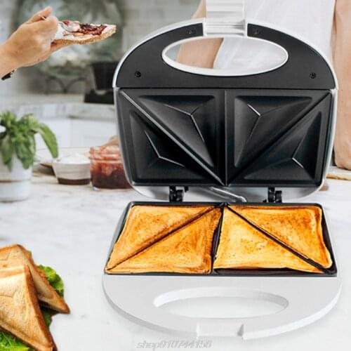 Electric XL Deep Fill Sandwich Toaster Press, Two Portion, Stainless Steel 750W,EU D01 20 Dropshipping