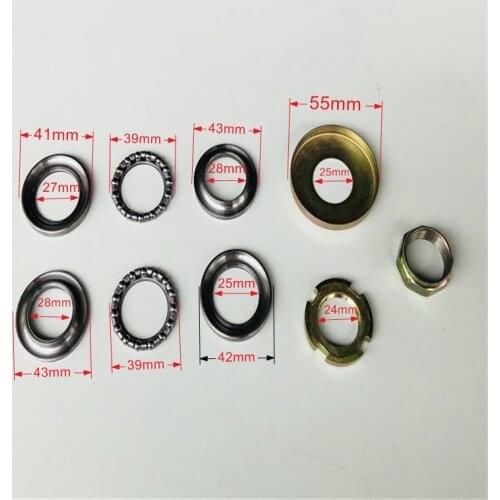 1 Set Motorcycle Steering Bearing Kit Bearing Set For YAMAHA 100CC JOG100 ZY100 LYM100 100 B08 B09 Electric bicycle scooter