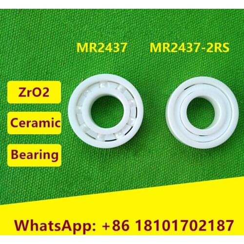 MR2437 MR2437-2RS 24377 MR243707 full ZrO2 ceramic bearing 24x37x7 mm bike wheel hub bearing for BB90 24*37*7