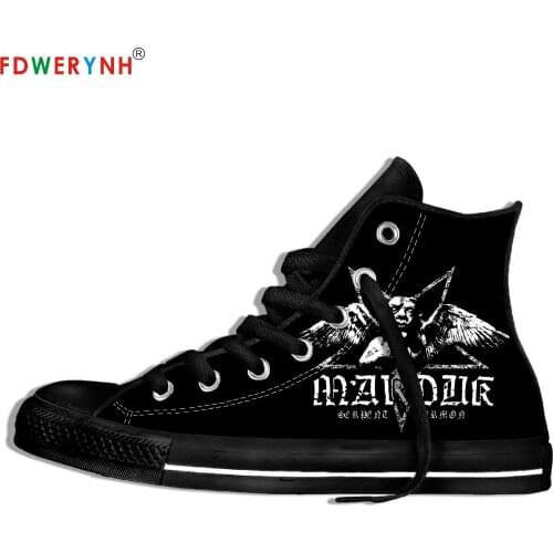 Mens Casual Shoes Black Marduk Band Most Influential Metal Bands Of All Time Fashion Cool Street Breathable Brand Canvas Shoes