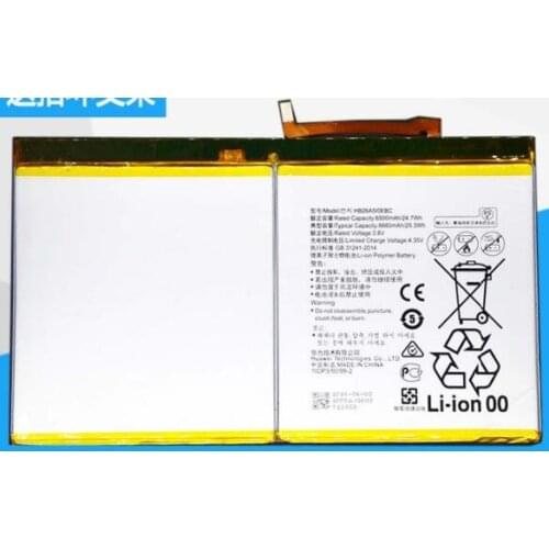 100% original HUAWEI M2 10 flat cell M2-A01W M2-A01L battery HB26A510EBC Battery+Maintenance tools