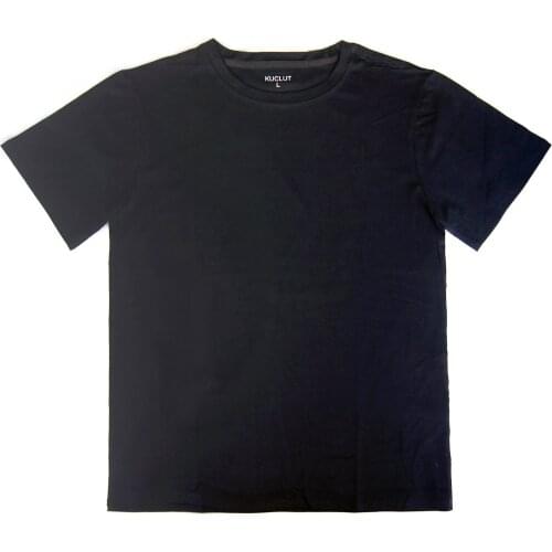 New 100% Cotton Summer T Shirt 2021 Fashion Solid Short Sleeve Casual Cotton Top Tees