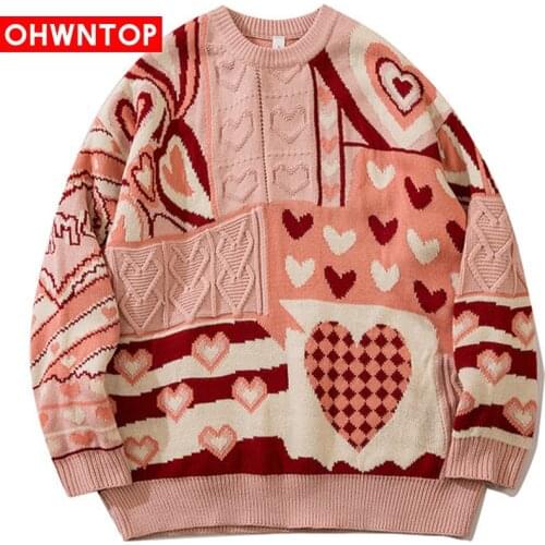 OHWNTOP Men's Knitted Pullovers