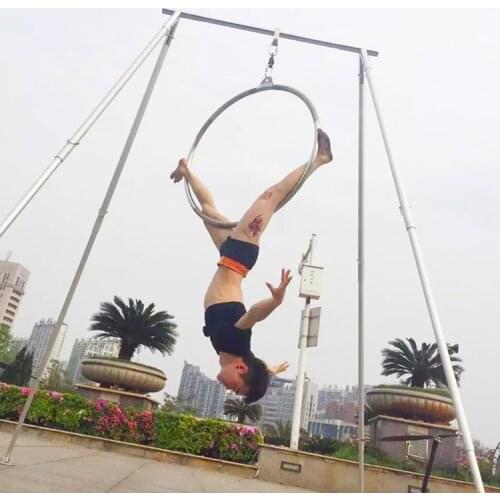 PRIOR FITNESS Aerial Yoga Outdoor Business Show Stand Hammock Satin Stand Aerial Yoga Hammock Stand Aerial Yoga Rigging
