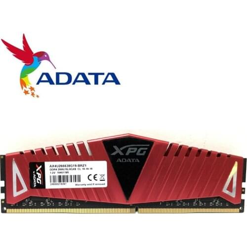 ADATA XPG Z1 PC ddr4 ram 8GB 16GB 2400MHz o 3000MHz 3200MHz 2666MHz memoria de escritorio DIMM placa base de soporte 8G 16G 3000